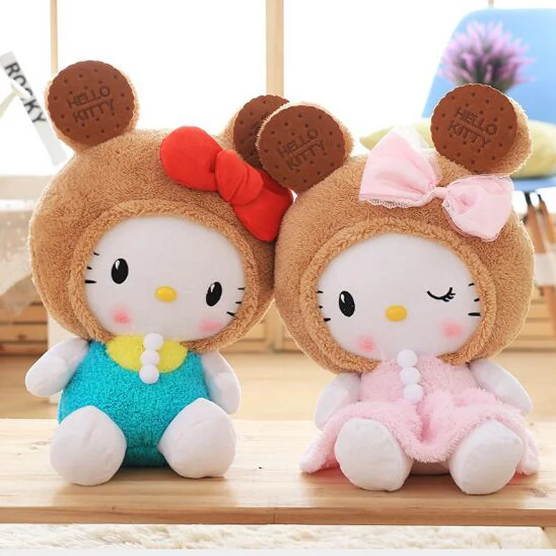 Милые печенье KT кукла конфеты цвет hello kitty бант Плюшевая Кукла Плюшевая мягкая игрушка девочка плюшевая игрушка кукла украшение для дома