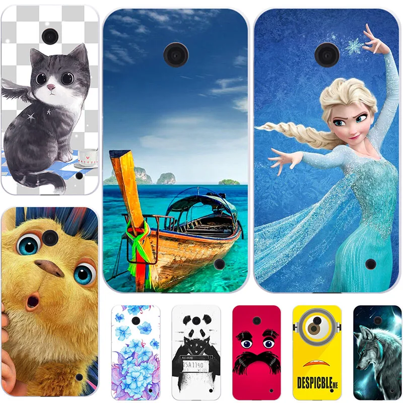 

Fashion Cartoon Printing Case For Nokia Lumia 520 530 635 625 630 730 920 925 930 Landscape Drawing Back Cover For Nokia XL X X2