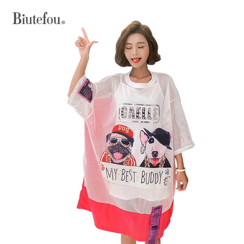 

2019 Summer ins dresses fashion beading eyelet chic women loose dresses