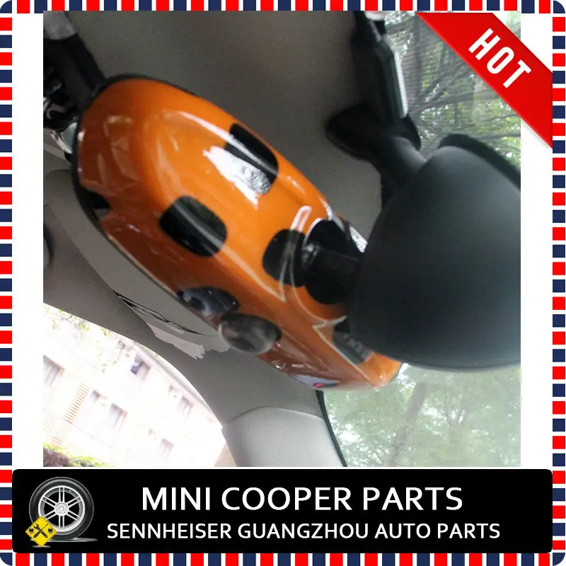 Бренд mini cooper ABS материал УФ-защита внутренняя зеркальная крышка яркий оранжевый стиль для mini cooper F56(1 шт./компл