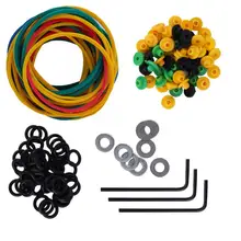 Татуировки машины резиновые полосы Подушечка для булавок катушки татуировки Поставки Комплект Сменные аксессуары набор b