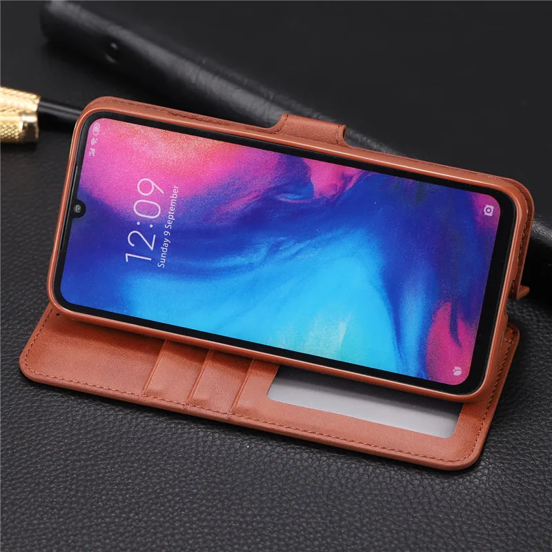 Чехол книжка для Xiaomi Redmi Note 7 чехлы бумажники из искусственной кожи K20 Pro 8 6 Mi 9T
