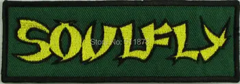 

4.9" SOULFLY Music Band EMBROIDERED IRON On Patch T shirt Transfer goth APPLIQUE Heavy Metal Rock Punk Badge