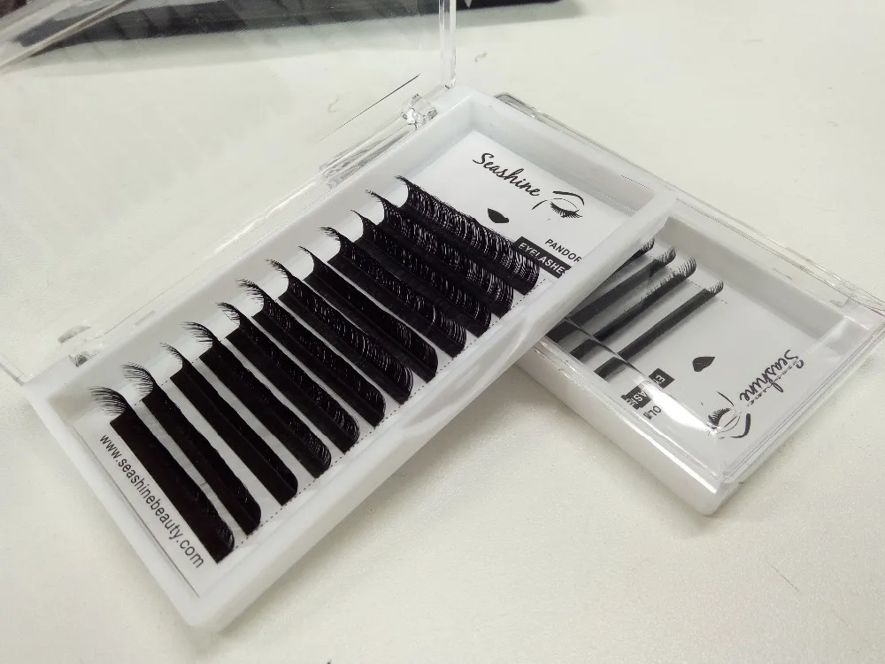 

8-14mm mix Individual False Eyelash Extension 0.03 100% handmade volume lashes free shipping