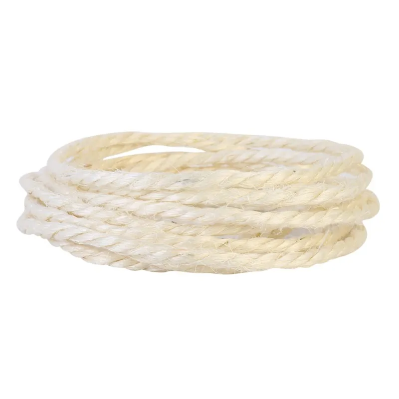

4/6/8MM Sisal Rope For Cat Tree Scratching Post Toys Kitten Climbing Frame DIY Tool Pet Making Desk Foot Chair Legs Binding Rope