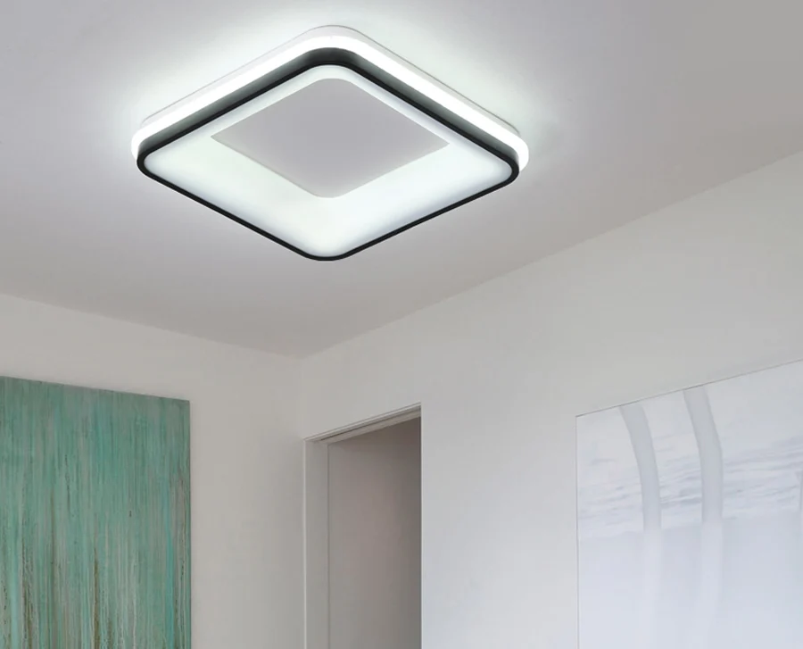 Современный потолочный светильник для спальни, декоративный светодиодный светильник, железный светодиодный потолочный светильник s для коридора/столовой, винтажный потолочный светильник s