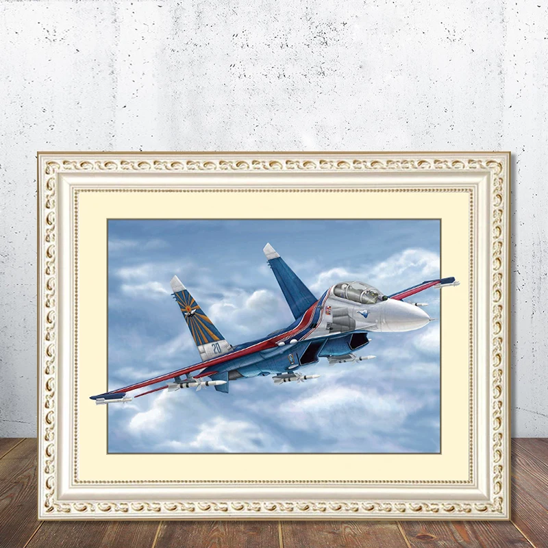 

DIY 5D Diamond Painting Glider plane Cross Stitch Diamond Embroidery Patterns Rhinestones Diamond Mosaic