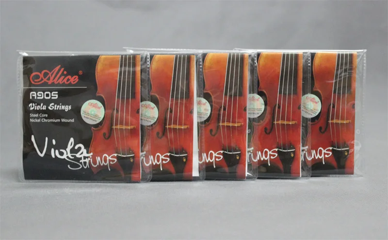 5 Sets Romance Instrument Alice A905 Steel Core Nickel Chromium Wound Viola Strings | Спорт и развлечения