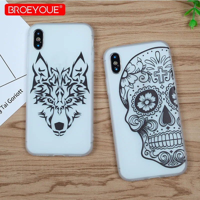 

Soft TPU Silicone Case For iPhone 7 X 6 8 Plus 6S 7 Plus 5S SE Cover Floral Utra Thin Patterned Matte Flower Case For iPhone 7 8