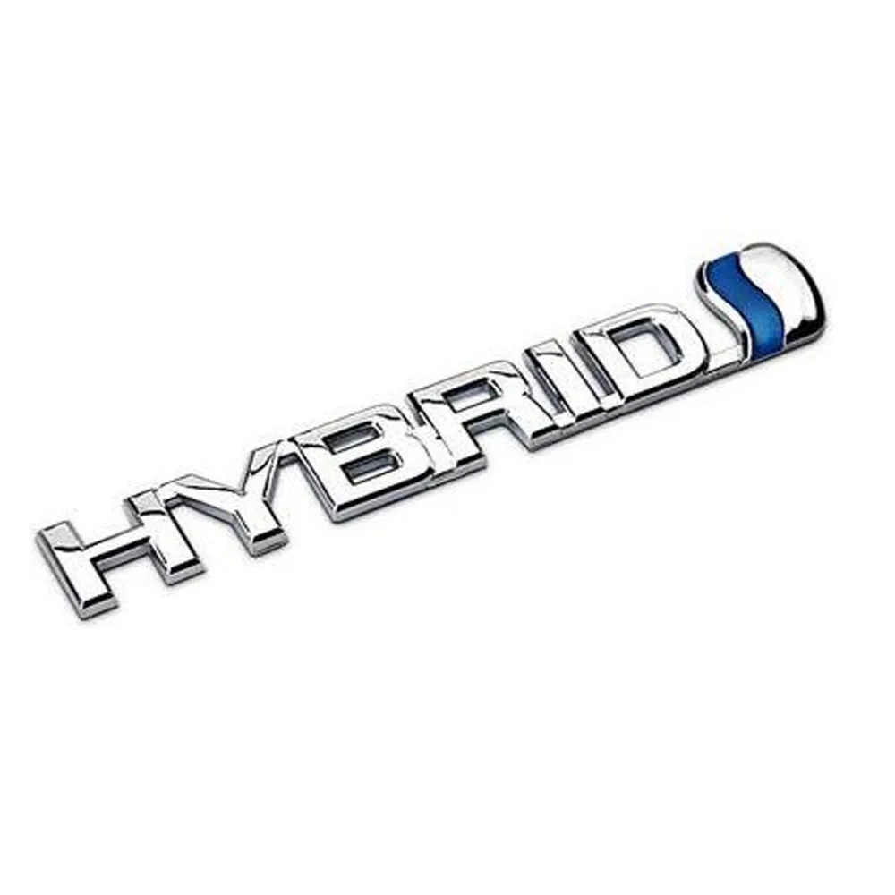 /"HYBRID/" Sticker Brand Universal Auto Car 3D Logo ABS New Emblem Badge Decal