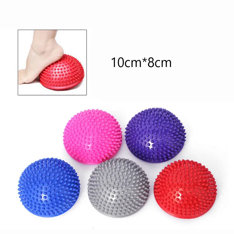 Yoga Physical Fitness Half Ball with PVC Inflatable Point Massage