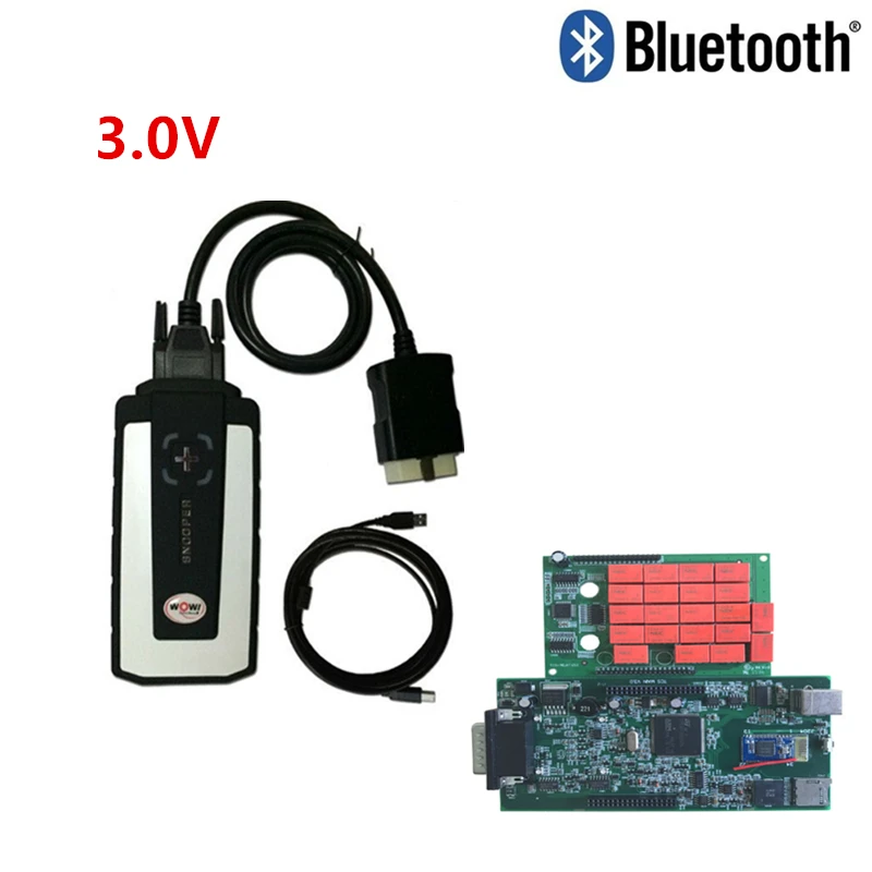 

A+++ quality wow cdp snooper R5.012/2016.0 free keygen best green PCB board VD TCS CDP pro and bluetooth fast ship