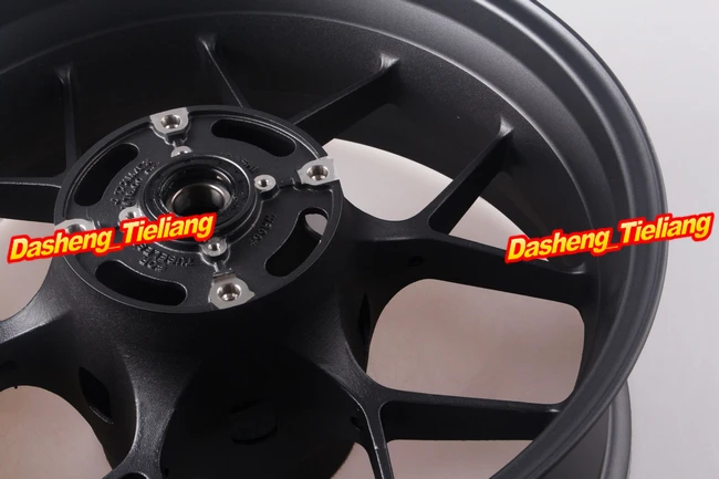For Honda CBR1000RR Motorcycle Aluminum Front Rear Wheel Rim Set 2012 2013 2014  2015 2016 2017 CBR 1000 RR Aluminum Motorbike Parts Matte Black Aluminum Alloy Front Rear Back Wheel Rim Set For Honda CBR1000RR 2012 2013 2014  2015 2016 2017 CBR 1000 RR High Quality