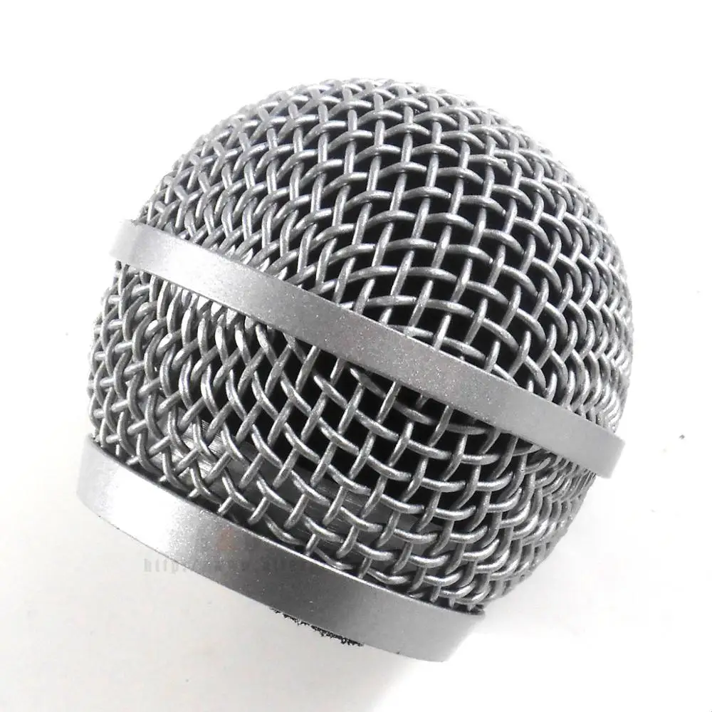 2PCS Professional HIGH quality Replacement Microphone Grille Ball Head Mesh Fits For shure PG48 PG58