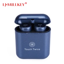 Newest Wireless Bluetooth TWS Earphone Stereo Bass Hifi Earbuds Headset wtih Mic Charger Box Fones de ouvido LJ-MILLKEY YZ138