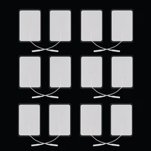 10 шт/20 шт 5*9 см мышечный Стимулятор подушечки электроды электрическая Цифровая терапия Tens машина самоклеющиеся нетканые электроды колодки