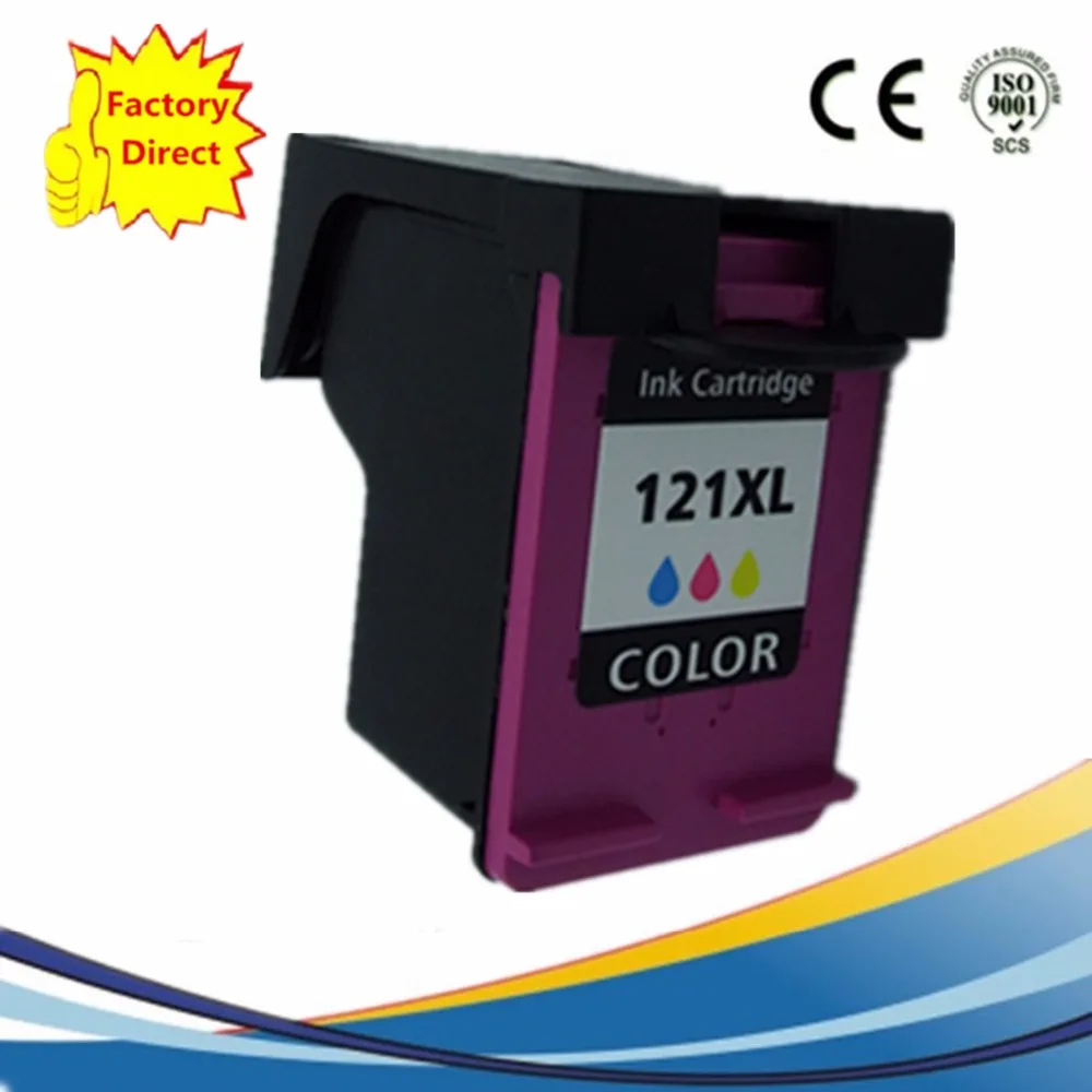Картриджи с чернилами восстановленные для 121 XL HP121 HP121XL 121XL CC641HE CC644H Deskjet D2563 F4283 F2423