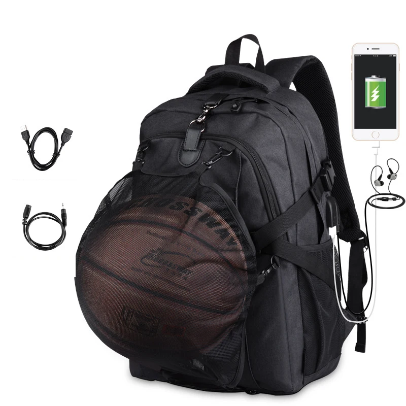 Casual Anti Theft USB Charging Backpack Men Business Laptop Backpack