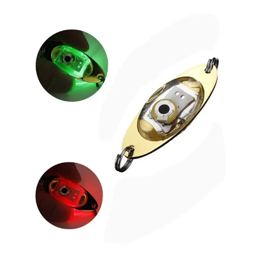 

FishSunDay 2018 LED Fishing Squid Fish Lure Light Flashing Lamp Deep Drop Underwater Eye Shape 0713