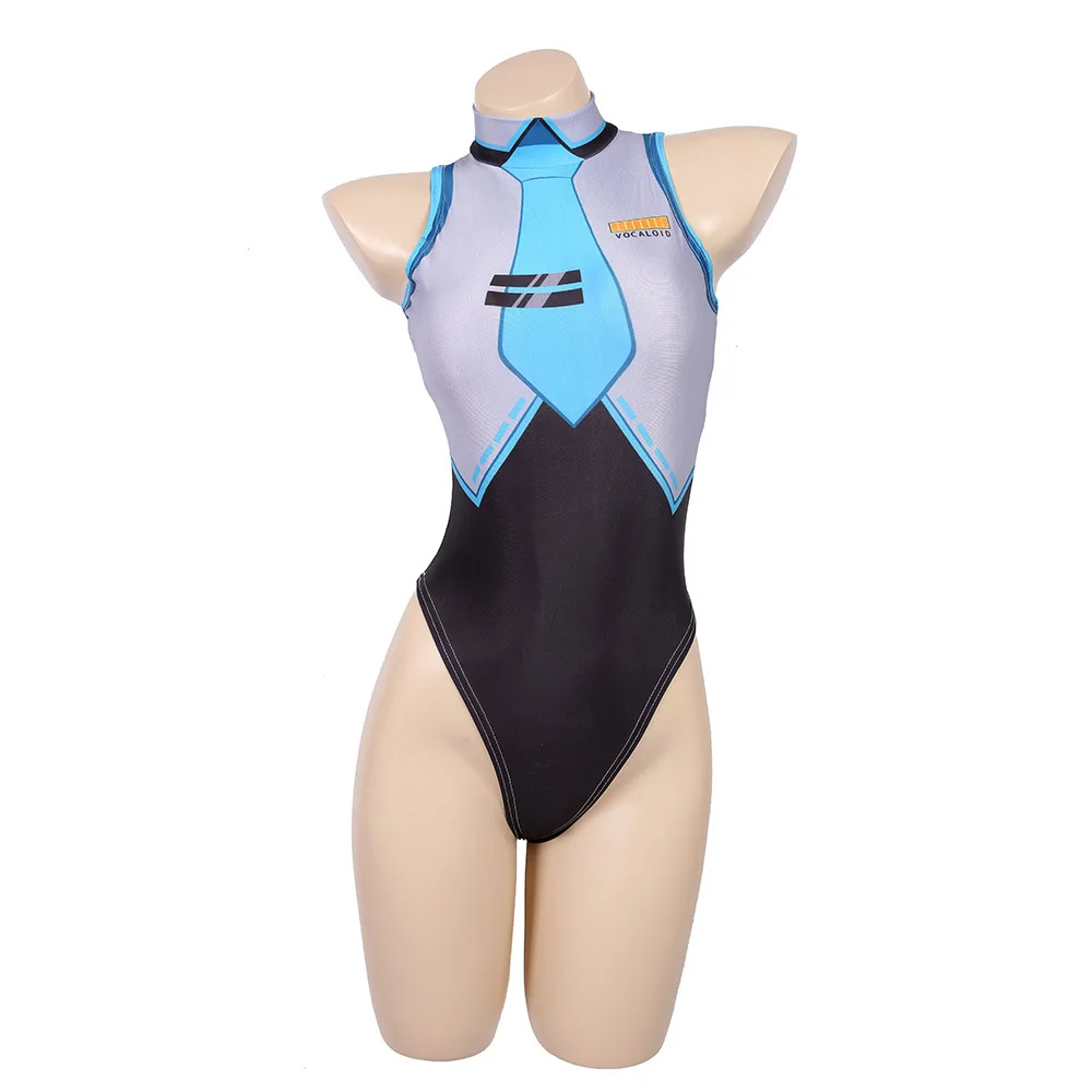 Аниме Хацунэ Мику купальники для косплея летние сексуальные 3D печатные sukummizu купальники женские Kawaii милые цельные формы купальный костюм