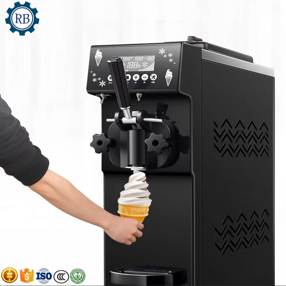 Вертикальный тип машина для приготовления мороженого твердый/мягкий мороженое делая машину