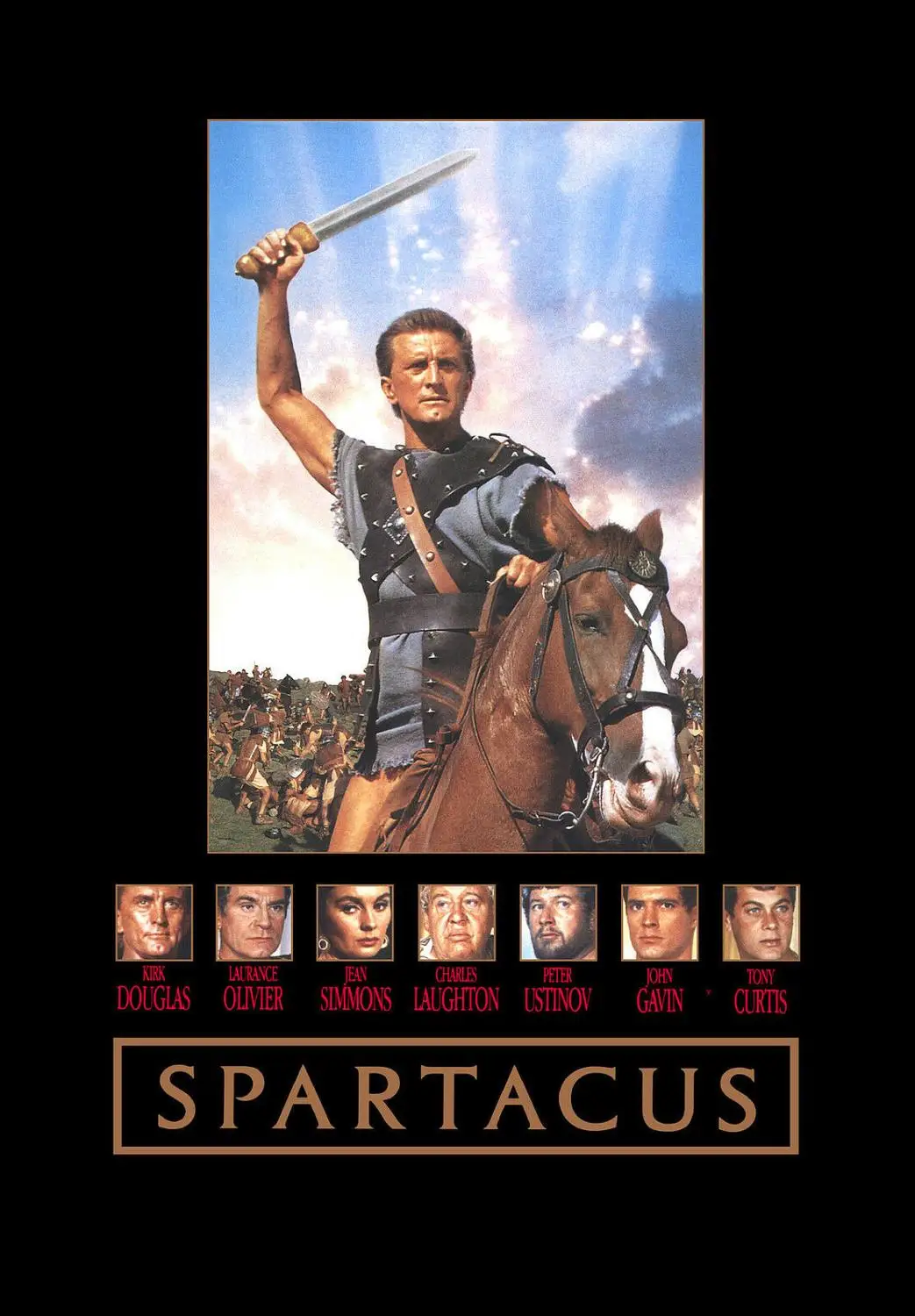 N0421 SPARTACUS Фильм стикер на стену шелковая ткань плакат искусство домашний декор яркий