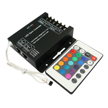 

Led infrared IR 24 key Remote synchronous controller, Full Magic Color 24A RGB LED Strip 5050 3528 2811 Controller