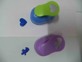 

2pcs(2.5cm) angel and heart shape craft punch set Punch Craft Scrapbooking school Paper Puncher eva hole punch free shipping