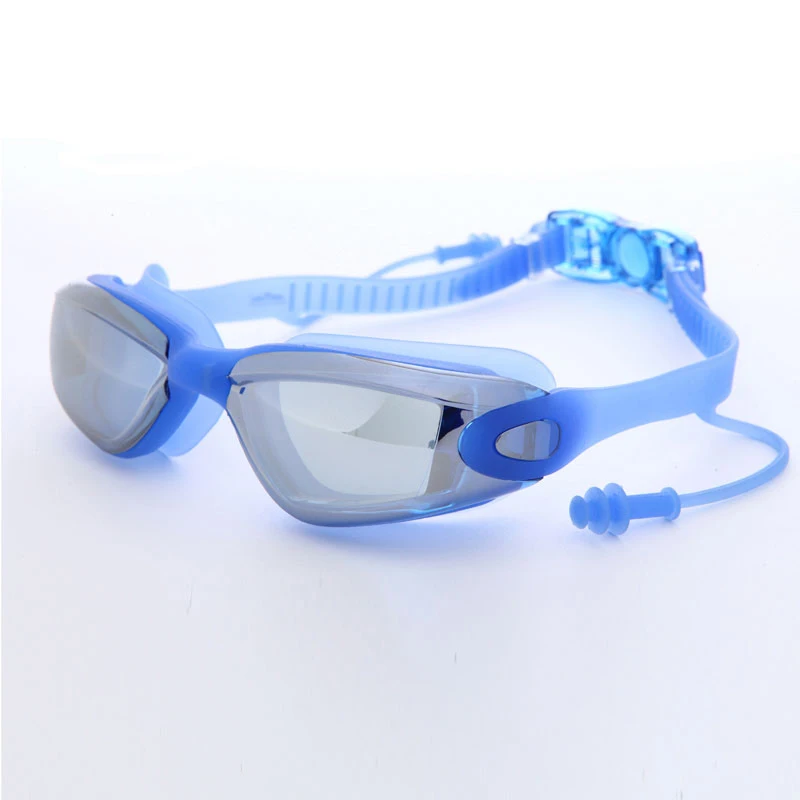 Противотуманные линзы с покрытием очки для плавания для взрослых новые летние водонепроницаемые мужские и женские общие очки силиконовые очки