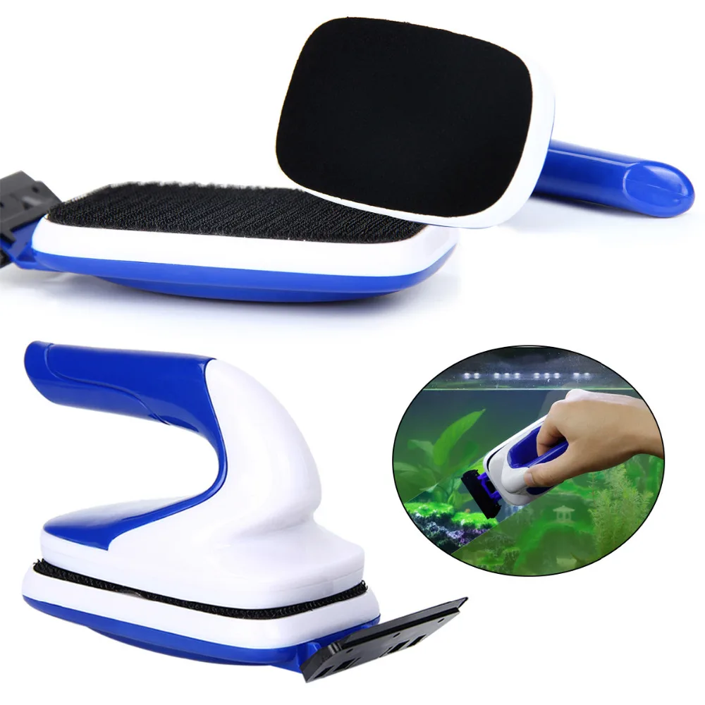 Practical Floating Brush Aquarium Fish Tank Glass Aquarium