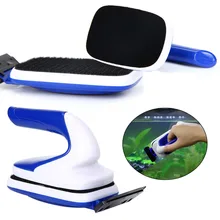 Practical Floating Magnetic Brush Aquarium Fish Tank Glass Aquarium Magnetic Cleaner Magnets Brush Algae Scraper Cleaner Tool neje sz0051 1 aquarium fish tank magnetic cleaner plant algae floating scraper brush grey blue
