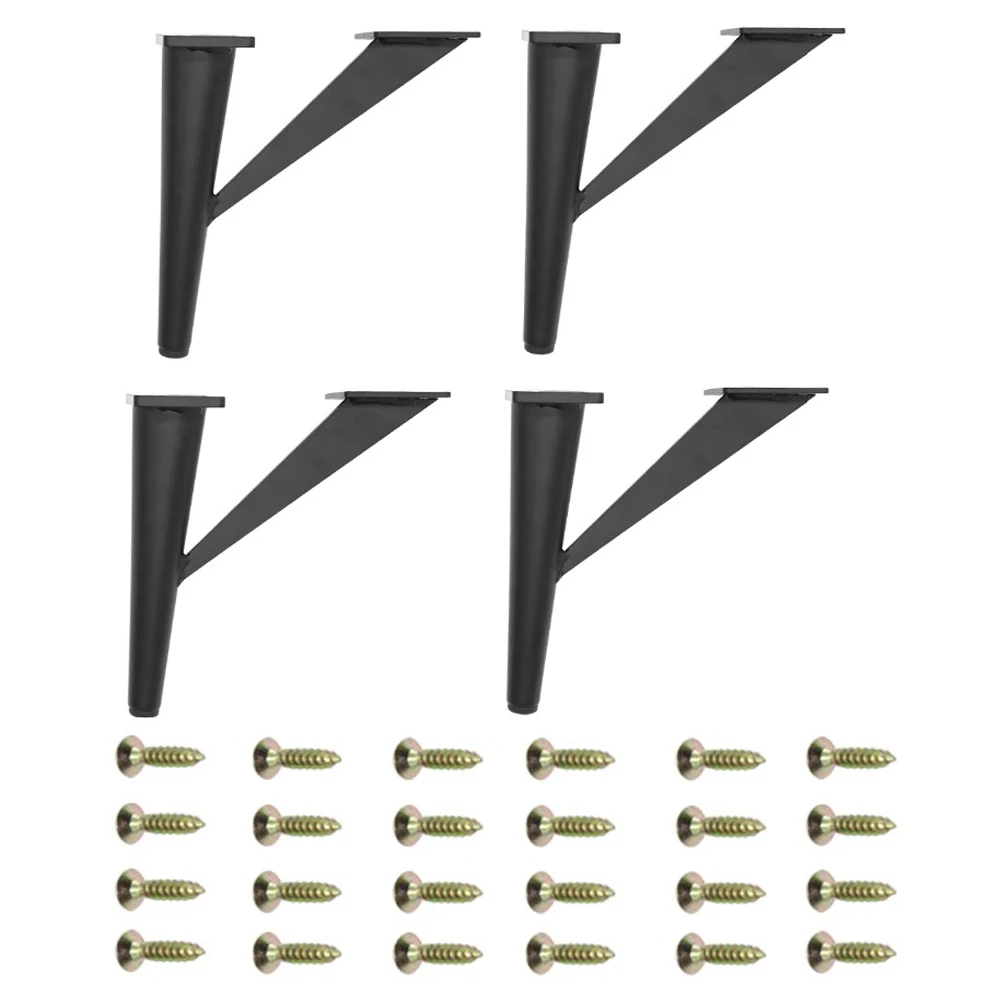 4Pcs 6inch Furniture Legs Metal Sofa Legs Metal Heavy Duty Mid-Century Modern Table Legs, for Coffee Table,TV Stand,Sofa,Cabinet