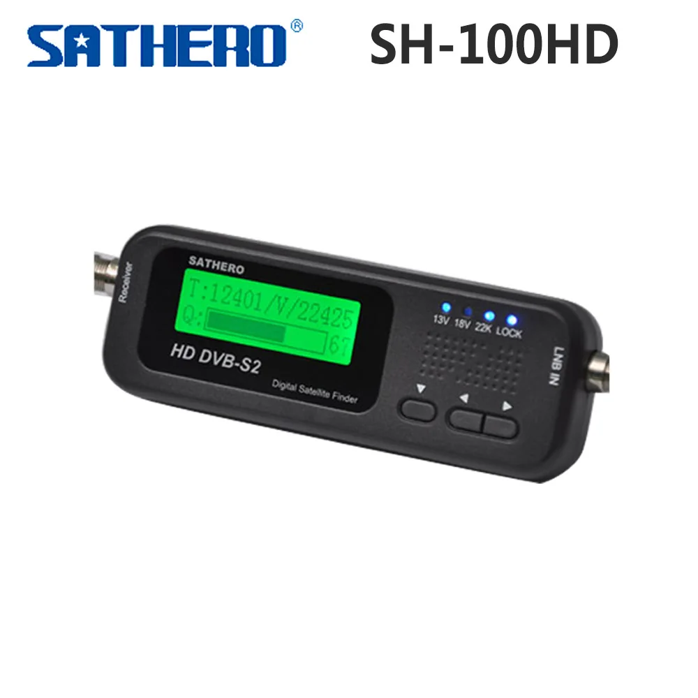 

Original Sathero SH-100HD Pocket Digital Satellite Finder Meter HD DVB S2 USB 2.0 Signal DVB-S2 DVB-S SH-100 Digital SatFinder