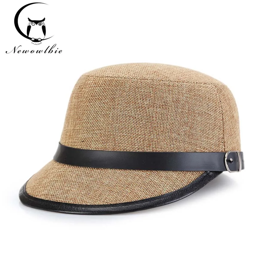 Весенний и летний сезон, льняной модный козырек, шапка для конного спорта, модная шляпа, летние шапки для женщин, мужские шапки