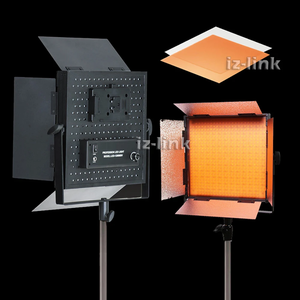 

ALUMOTECH 3200/5600K Dimmable Photography +V-lock Camera Video Studio Photo LED Light for DSLR Cameras
