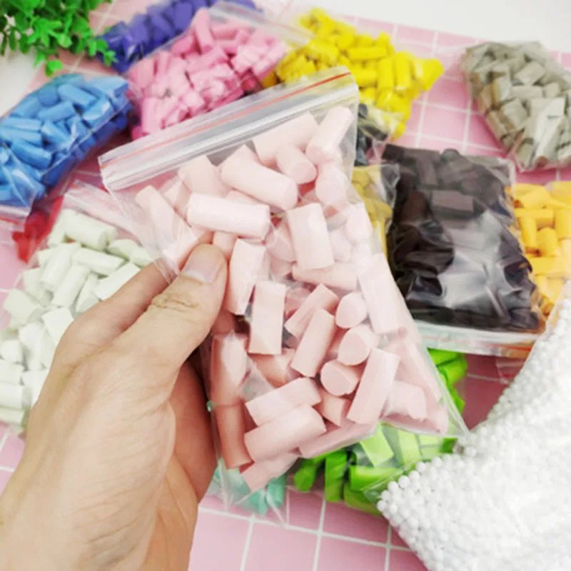 

Nouveau 70 pcs Sponge Boue Perles Fournitures BRICOLAGE Boue Accessoires Pour Slime Trucs Mousse Boue D'argile