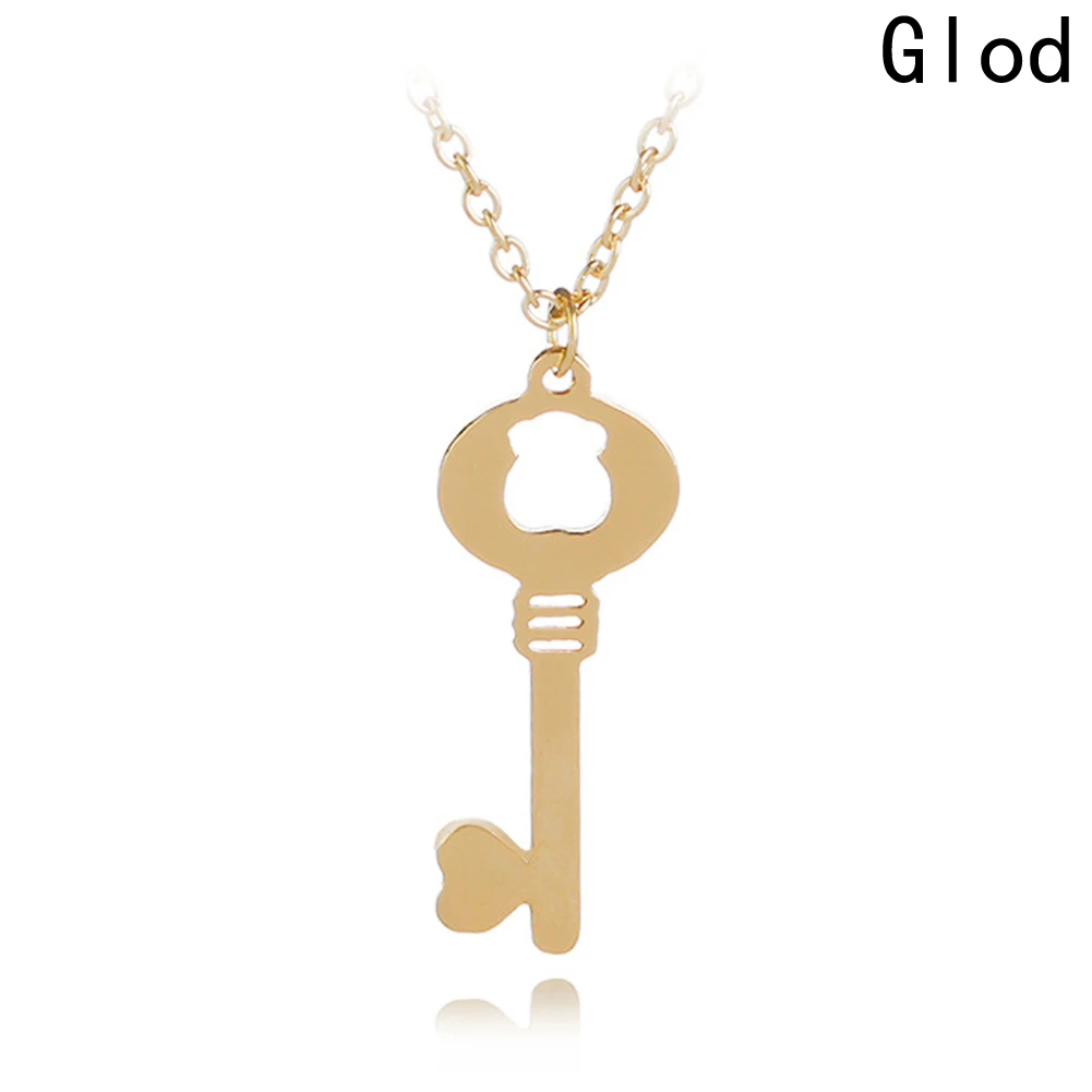 

1Pcs Baby Love Key Necklace Jewellery -Choose your color Cute Baby Bear Key Necklace Pendant Stainless Steel Pendant