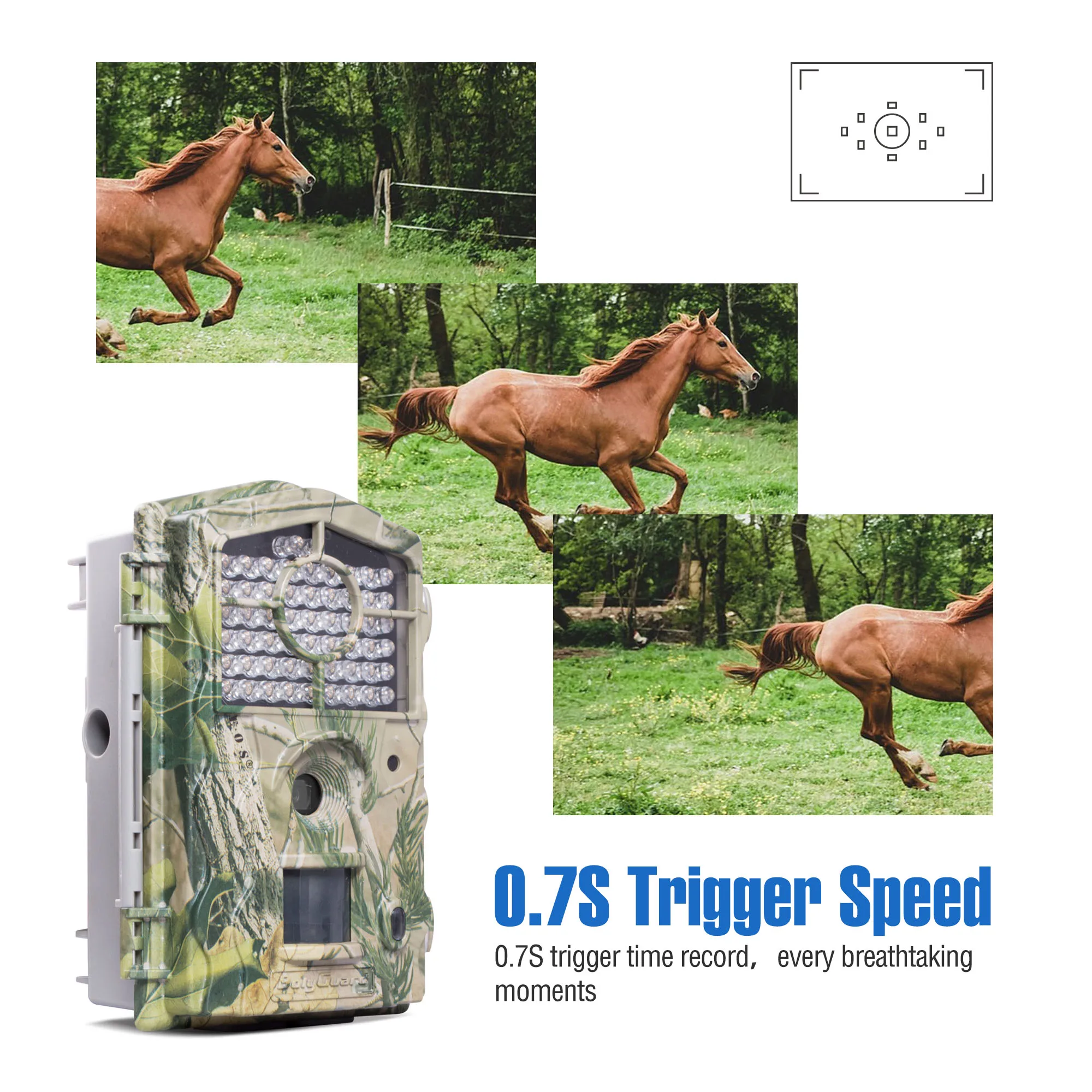 Охотничья камера Bolyguard 30mp 100ft trail camera 0,7 s время триггера Камара Каза фото ловушки Дикая камера тепловизор fotolovusk