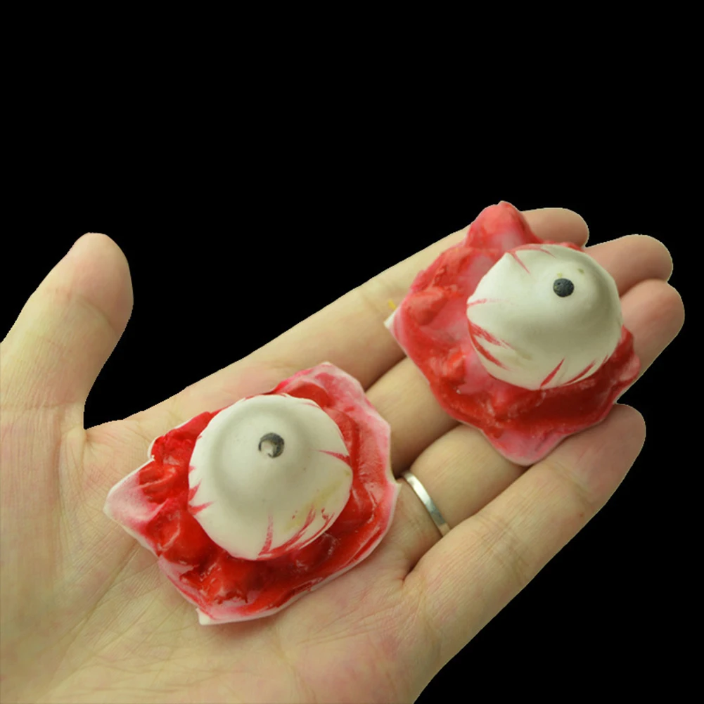 5Pcs/Set Artificial Bloody Fake Eyeballs Scary Prop for Halloween
