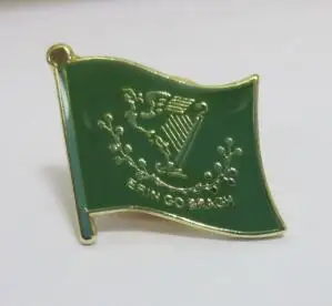 

National Flag Metal Lapel Pin Flag Pin Ireland Erin Go Bragh