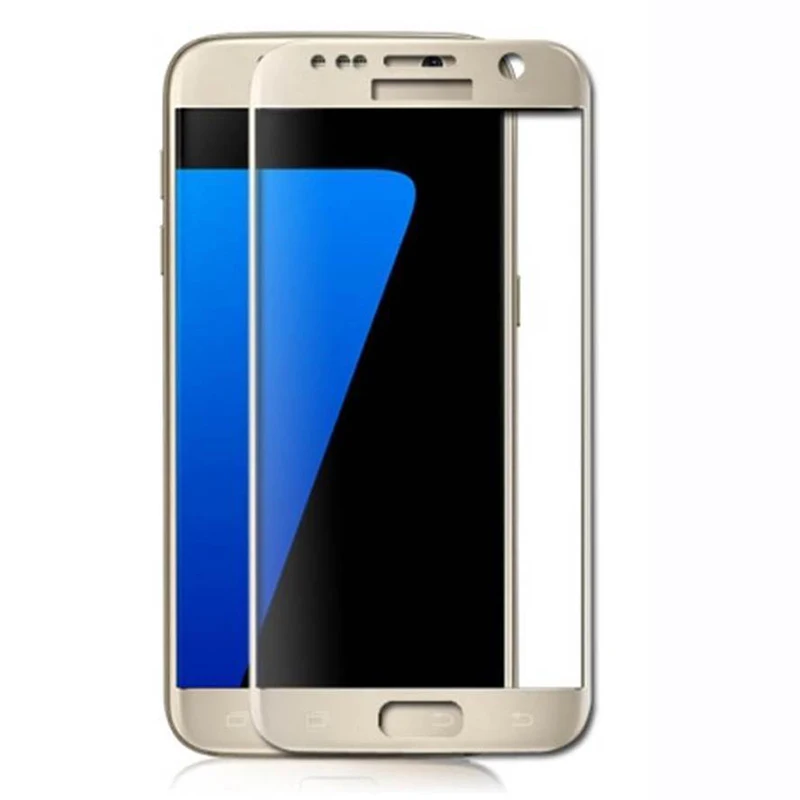 1 шт для samsung Galaxy S7Edge защитная пленка 3D полное покрытие закаленное стекло для samsung Galaxy S7 eeege G935F G935 SM-G935F - Цвет: Gold