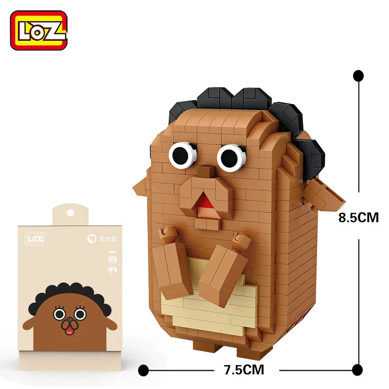 LOZ-Diamond-Blocks-Lion-Bear-Bricks-Building-Blocks-Rabbit-Cow-Chick-Panda-LOZ-Blocks-set-Constellation (4)