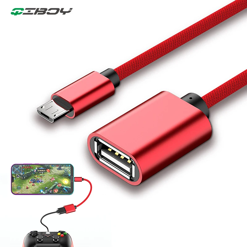 

Micro USB Adapter OTG Cable Android to USB 2.0 OTG Connector Adapter for Xiaomi Redmi Note5 Samsung S6 MacBook Usb OTG Adaptador