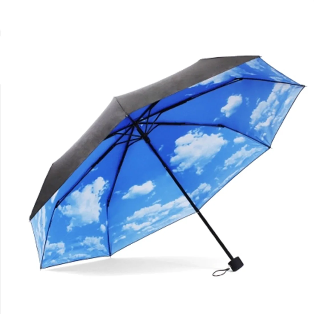 Купить Творческий голубое небо белые облака зонтик дождь Для женщин 3 Flodi...