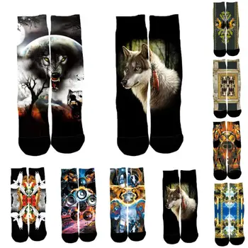 

Fantastic Casual Men Women Low Cut Ankle Socks Animal Print 3D Harajuku Style Ankle Socks Novel Style Unisex Fancy Socks Hocok