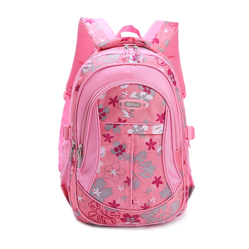 New Floral Printing School Bag Backpack For Teenage Girls Boys Teenagers Cute Trendy Children Book Bag Student Satchel