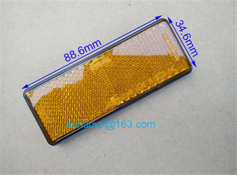 trailer reflector amber 1