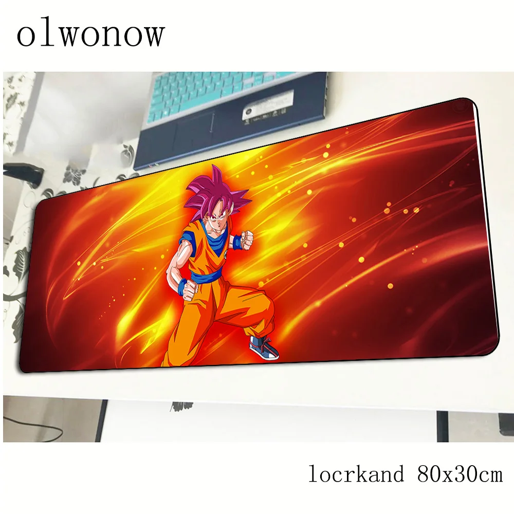  Dragon Ball mousepad 80x30cm Boy Gift gaming mouse pad big gamer mat anime game computer desk padmo