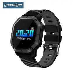 Greentiger K5 Smart Watch IP68 Водонепроницаемый крови Давление Bluetooth Цвет Экран Спорт умный Браслет Фитнес человек Smartwatch