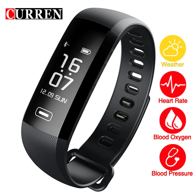 Prix pour CURREN Smart Montres Sport de Remise En Forme Intelligente Bracelet Prévisions Coeur de La Pression Artérielle Moniteur de Fréquence Sang Oxyge Smart Call Rappels Prix pour CURREN Smart Montres Sport de Remise En Forme Intelligente Bracelet Prévisions Coeur de La Pression Artérielle Moniteur de Fréquence Sang Oxyge Smart Call Rappels